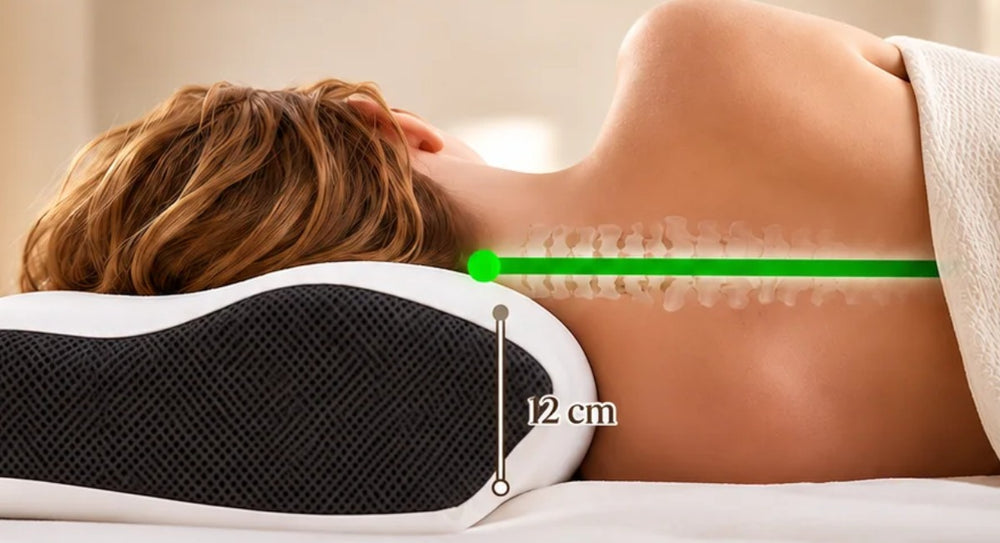 Side sleeper on Halsa Align with the spine straight