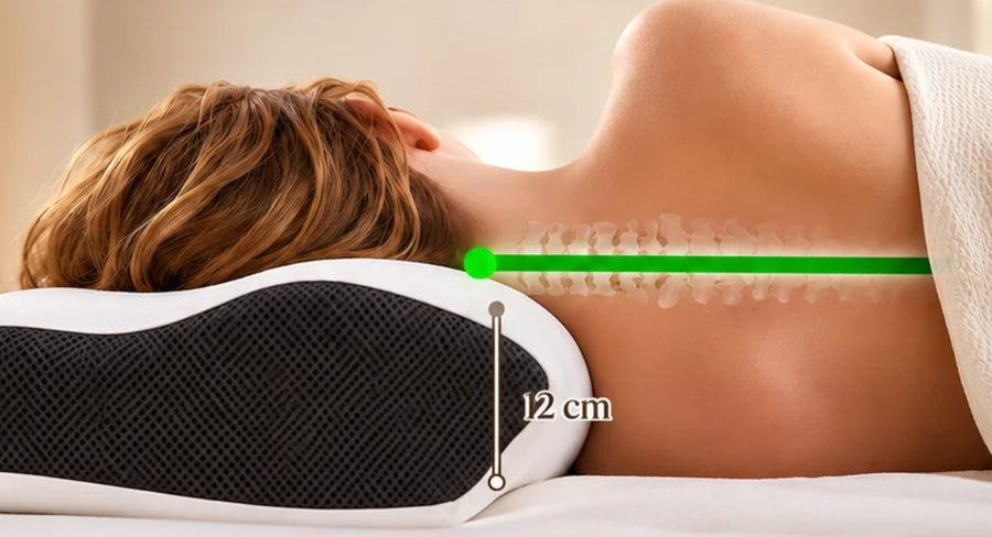 Side sleeper on the 12 cm side of Halsa Align